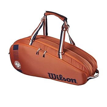 ★Wilson テニスバッグ ROLANDGARROSツアー Amazon.co.jp: [ウイルソン] テニス バドミントン ラケット